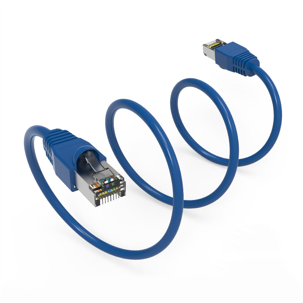 Cat.6A Shielded Cables BLUE