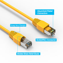 Cat.6A Shielded Cables YELLOW