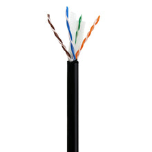 1000Ft Cat.6 UTP Direct Burial Outdoor Cable Gel Type Black