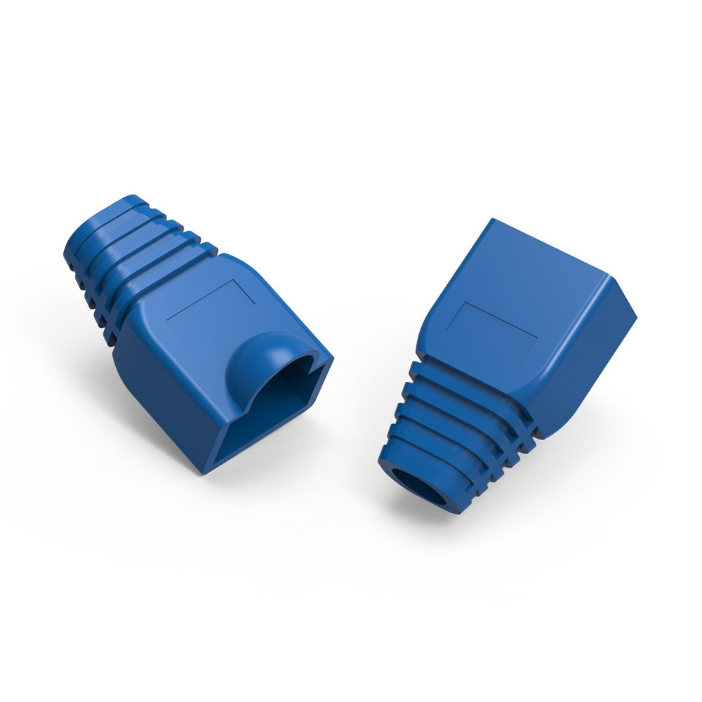 Color Boots for RJ45 Plug Blue 100pk