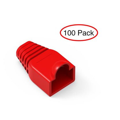 Color Boots for RJ45 Plug Red 100pk