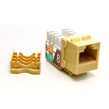 Cat.5E RJ45 110 Type Keystone Jack Ivory
