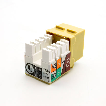 Cat.5E RJ45 110 Type Keystone Jack Ivory