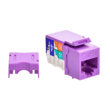 Cat.5E RJ45 Type 110 Keystone Jack Purple