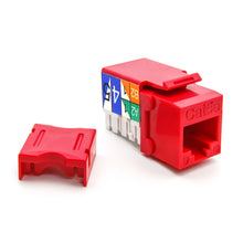 Cat.5E RJ45 Type 110 Keystone Jack Red