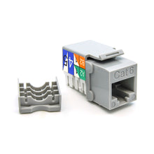 Cat.6 RJ45 110 Type Keystone Jack Gray