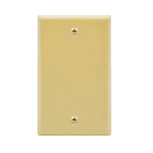 Blank Wall Plate Ivory Smooth Face