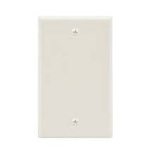 Blank Wall Plate White Smooth Face