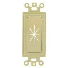 Decor Insert with Flexible Opening Ivory