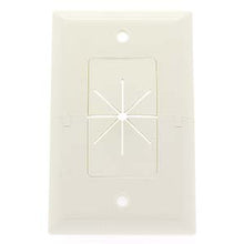 Split Plate w/Flexible Opening White
