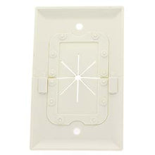 Split Plate w/Flexible Opening White