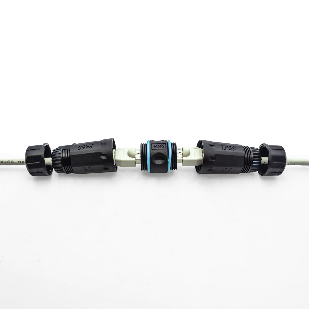 Cat.6 Shielded RJ45 Outdoor Waterproof Inline Coupler
