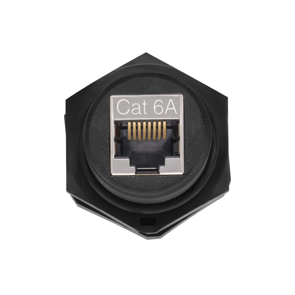 Cat.6A RJ45 Shielded Industrial Panelmount Bulkhead Coupler