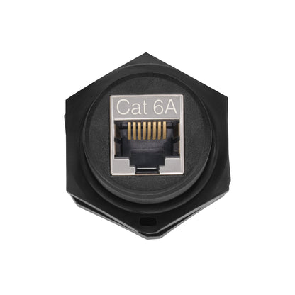 Cat.6A RJ45 Shielded Industrial Panelmount Bulkhead Coupler