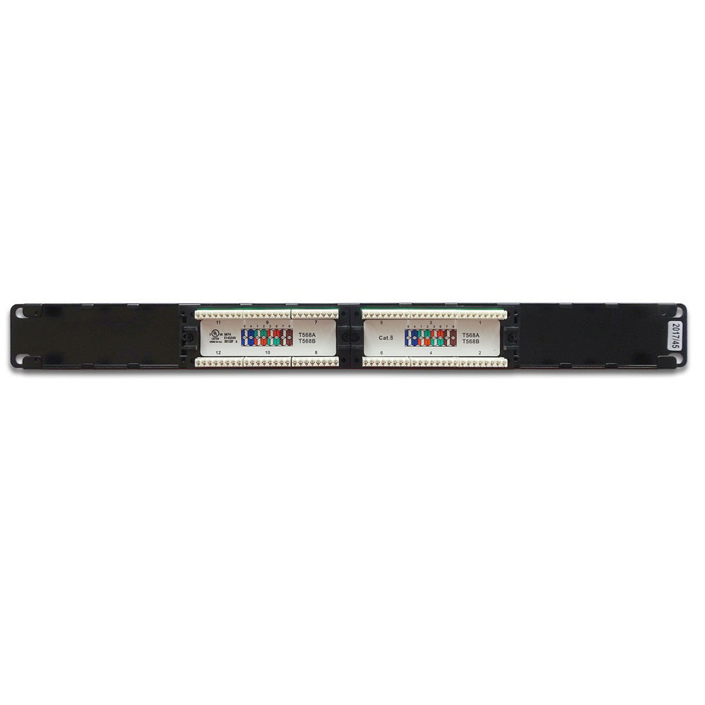 Cat.6 110 Type Patch Panel 12Port Rackmount