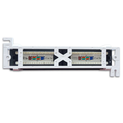Cat.5E 110 Type Patch Panel 12Port Vertical w/Bracket