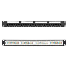 Cat.6A 110 Type 24Port Patch Panel  Rackmount UL Listed.