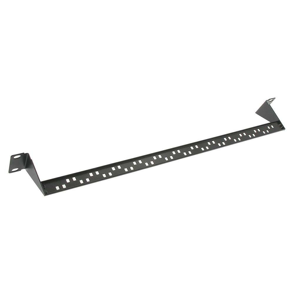 19 inch 1U Support Bar Black