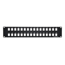 2U 19" 32port Blank Panel for Keystone Jack