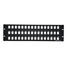 3U 19" 48port Blank Panel for Keystone Jack