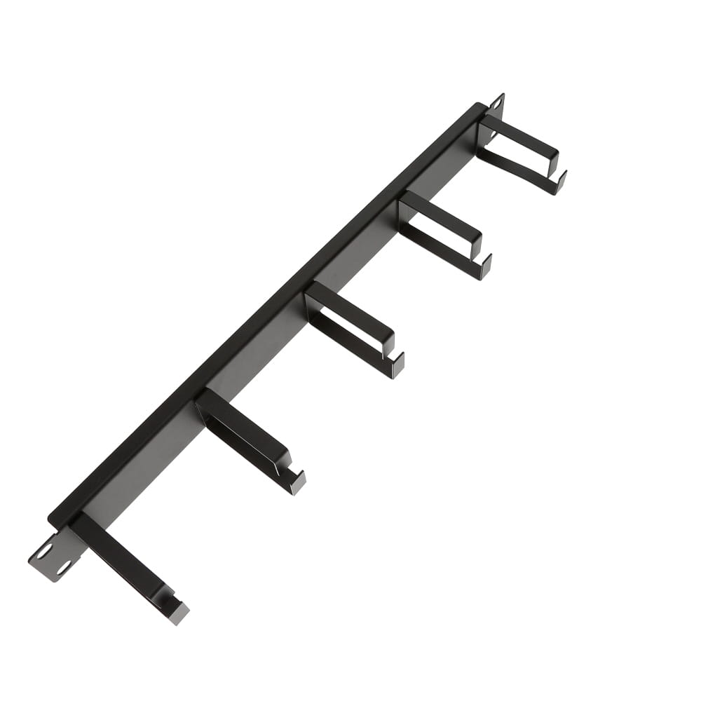 1U Cable Management 1.75"x19", Metal Ring