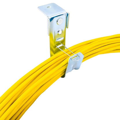 Ceiling Mount Style 4" J-Hook Cable Support Wire Management System (Set of 25)