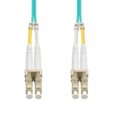 1m LC/UPC-LC/UPC OM3 Multimode Duplex OFNR 2.0mm Aqua Fiber Optic Patch Cable