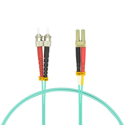 15m LC/UPC-ST/UPC OM3 Multimode Duplex OFNR 2.0mm Optic Patch Cable