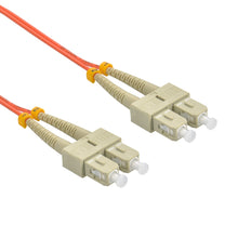 10m SC/UPC SC/UPC OM2 Multimode Duplex OFNR Fiber Optic Patch Cable