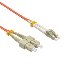 7m LC/UPC SC/UPC OM1 Multimode OFNR Duplex Fiber Optic Patch Cable