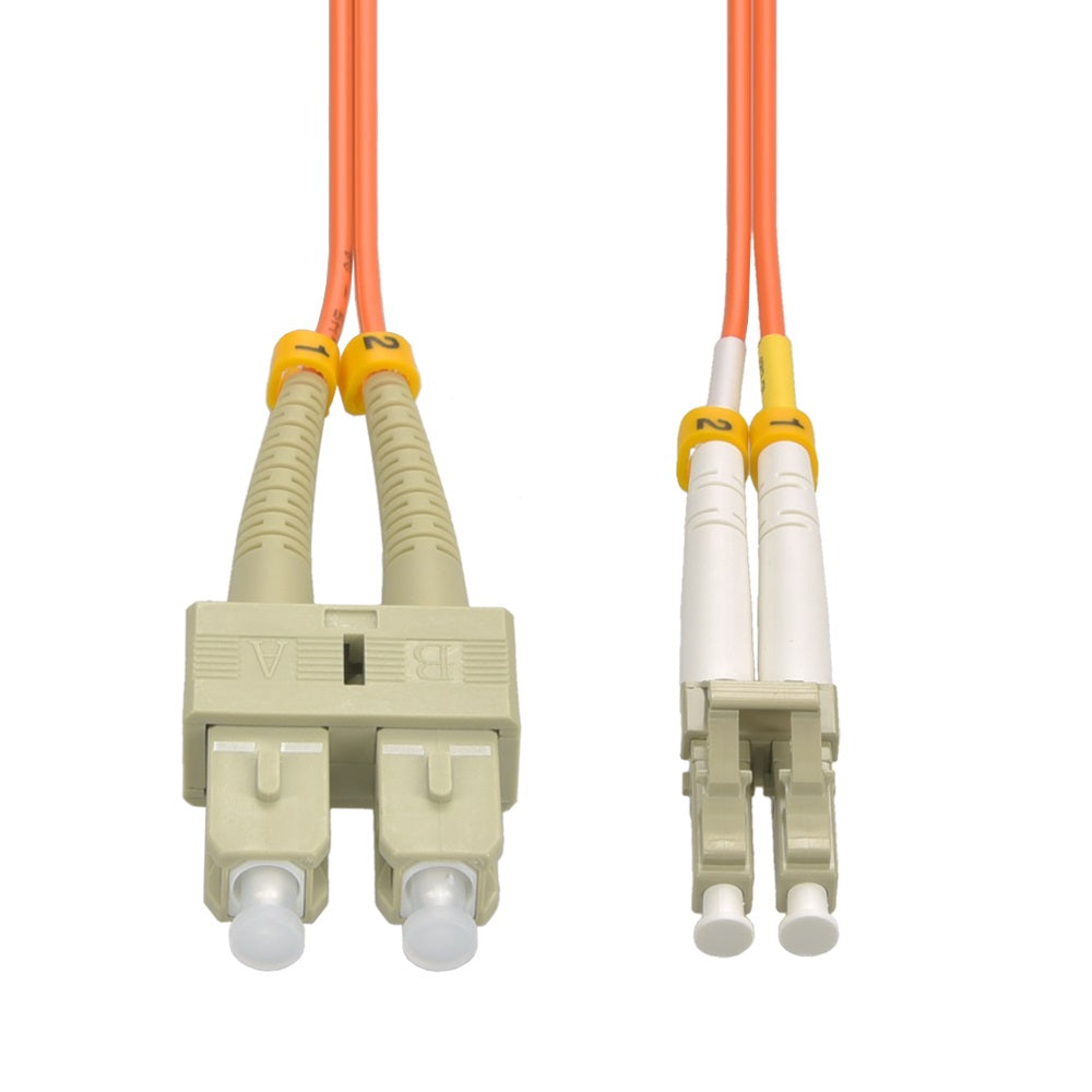 7m LC/UPC SC/UPC OM1 Multimode OFNR Duplex Fiber Optic Patch Cable