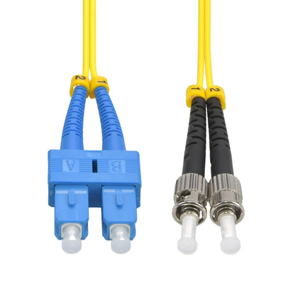 1m ST/UPC-SC/UPC Singlemode Duplex OFNR 2.0mm Fiber Optic Patch Cable