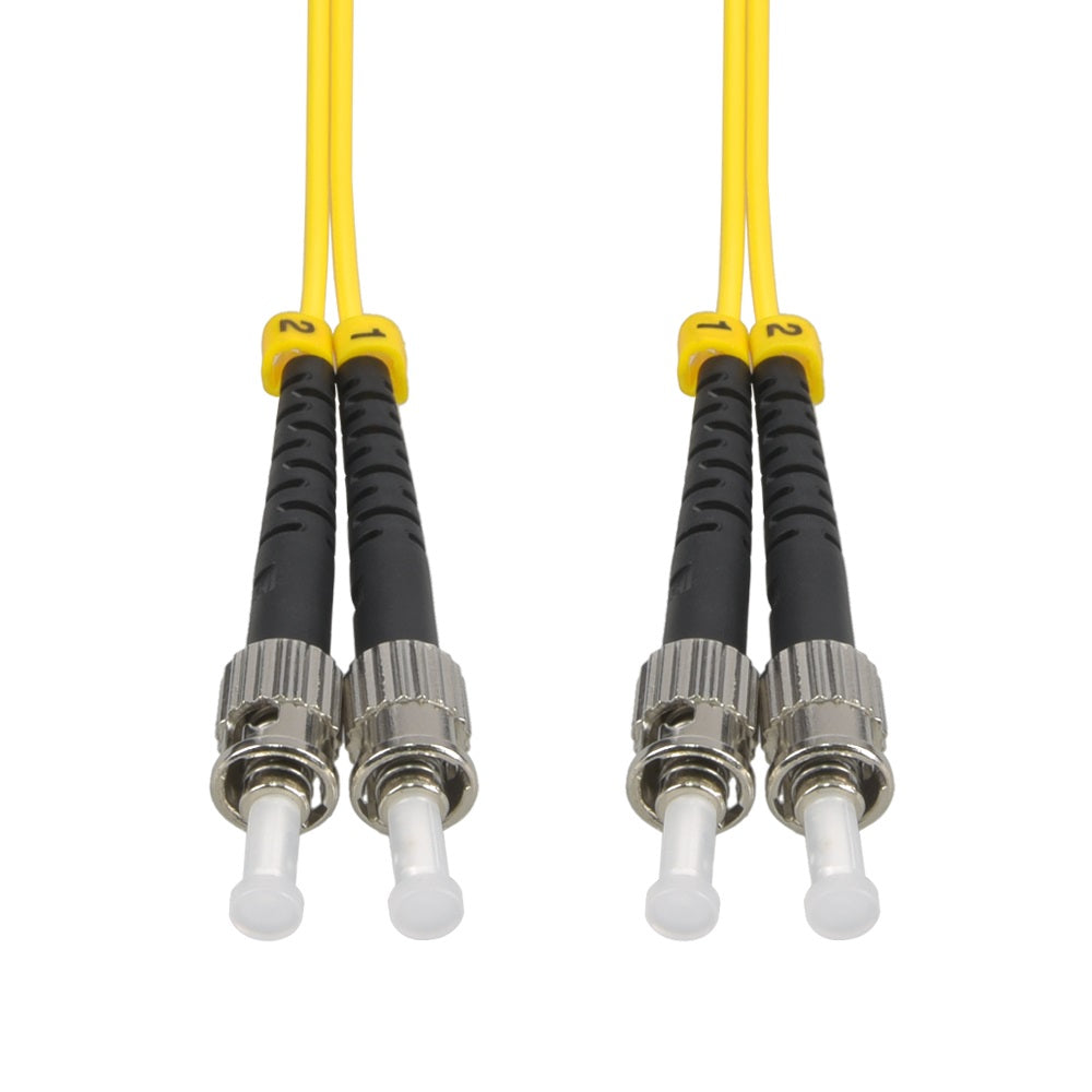1m ST/UPC-ST/UPC Singlemode Duplex OFNR 2.0mm Fiber Optic Patch Cable