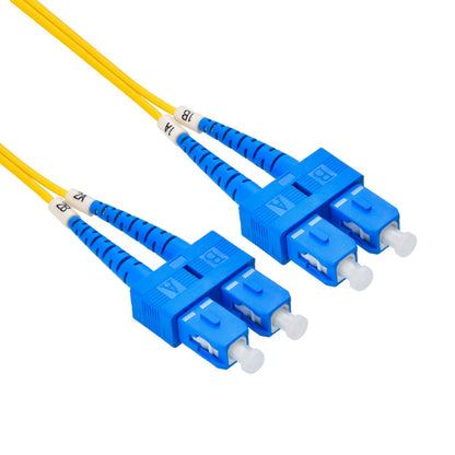 2m SC/UPC-SC/UPC Singlemode Duplex OFNR 2.0mm Fiber Optic Patch Cable