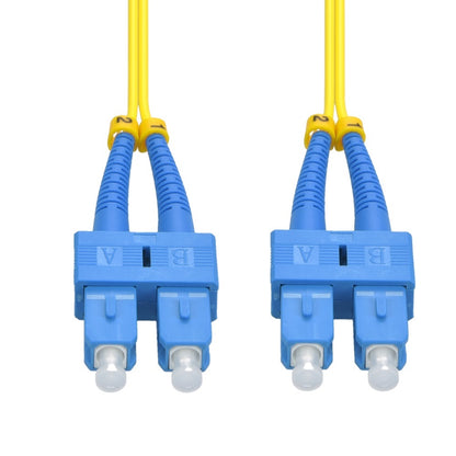 10m SC/UPC-SC/UPC Singlemode Duplex  OFNR 2.0mm Fiber Optic Patch Cable
