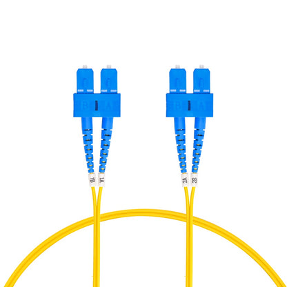 1m SC/UPC-SC/UPC Singlemode Duplex OFNR 2.0mm Fiber Optic Patch Cable