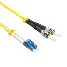 7m LC/UPC-ST/UPC Singlemode Duplex OFNR 2.0mm Fiber Optic Patch Cable