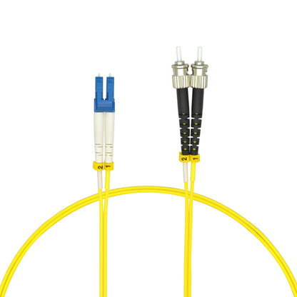 1m LC/UPC-ST/UPC Singlemode Duplex OFNR 2.0mm Fiber Optic Patch Cable