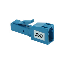 LC/UPC SM Attenuator F-M 5dB Plastic Blue
