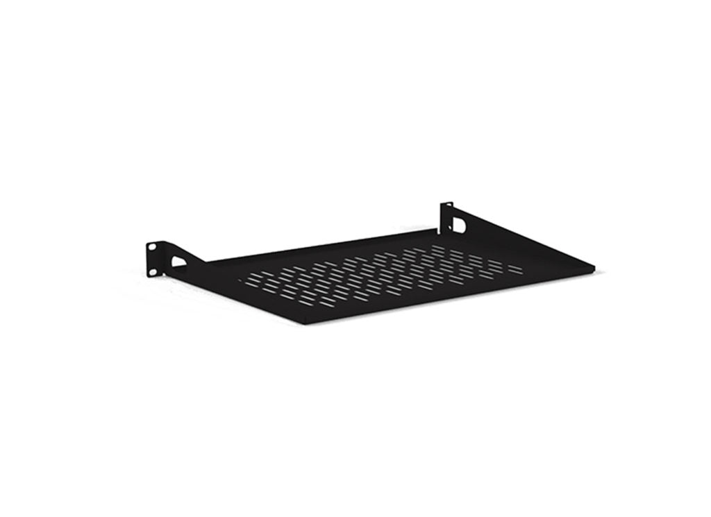 1U 12" Vented Light Duty Rack Shelf