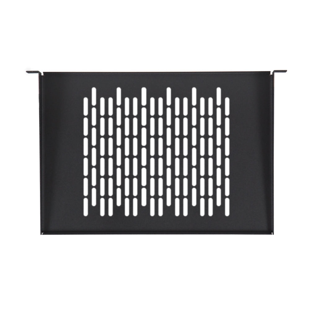 1U 12" Vented Component Shelf