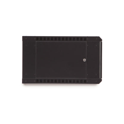 6U Fixed Wallmount Cabinet Glass Door