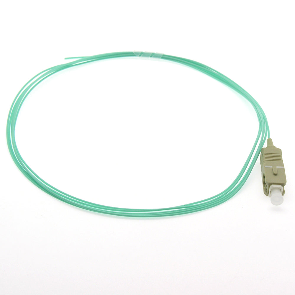 2m SC/UPC OM4 Multimode Pigtail Aqua 10pcs/PK