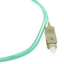 2m SC/UPC OM3 Multimode Pigtail Aqua