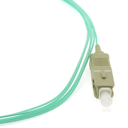 2m SC/UPC OM3 Multimode Pigtail Aqua