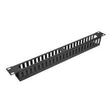 1U Cable Manager 24-Finger Duct with Cover