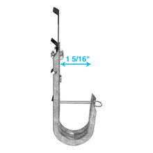 1-5/16" Bat Wing J Hook with Retaining Clip, 50-Pack