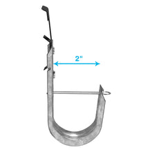 2" Bat Wing J Hook with Retaining Clip, 50-Pack