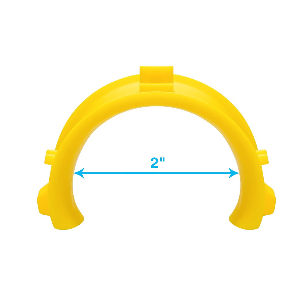 2" Sanp-on Bridle Ring Data-Cable Saddle, 100-Pack