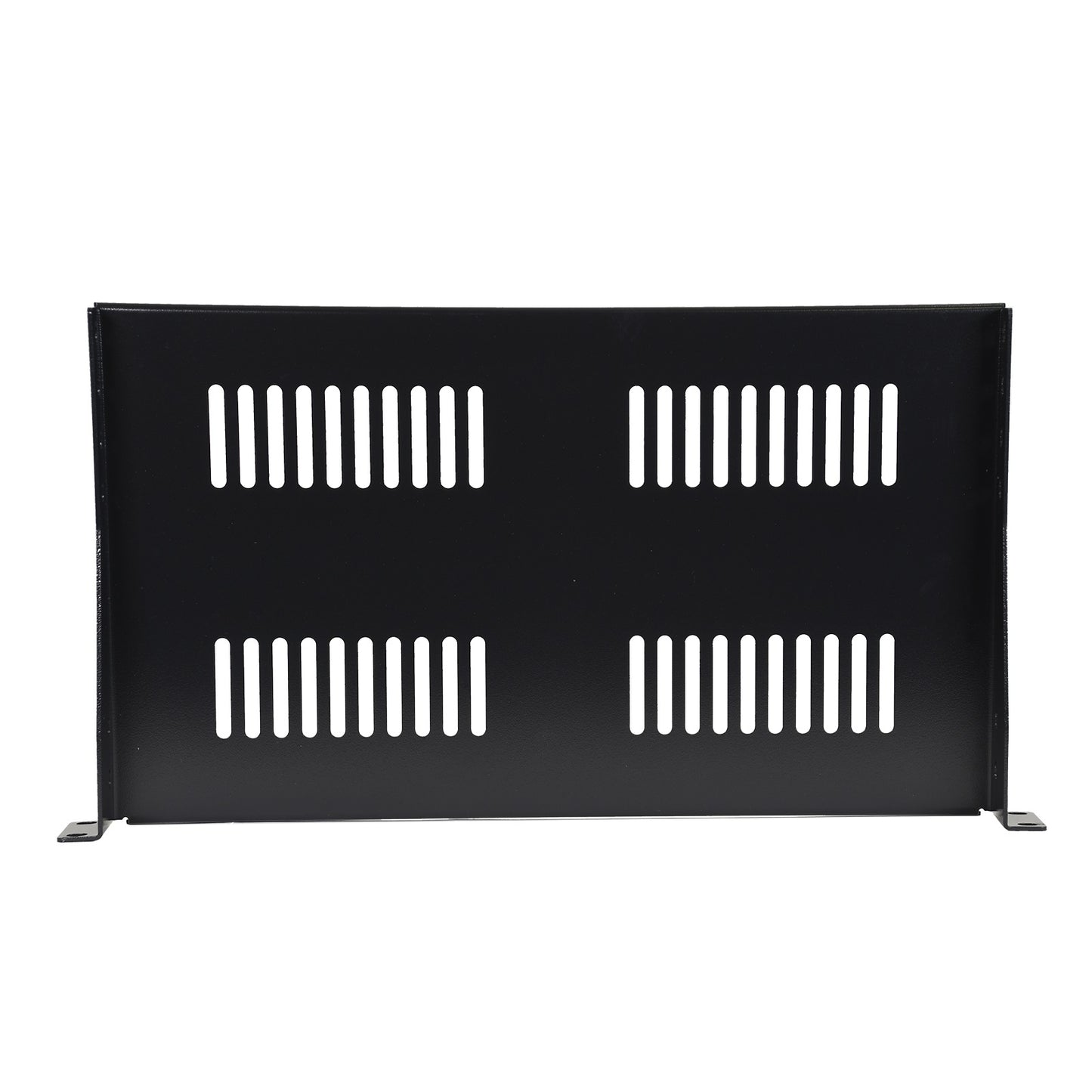 1U Rack Mount Vented Cantilever Shelf 10" Depth 2 pack